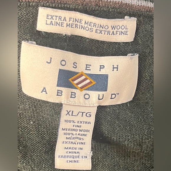 NWOT Joseph Aboud Extra Fine Merino Wool Sweater! - Picture 4 of 7